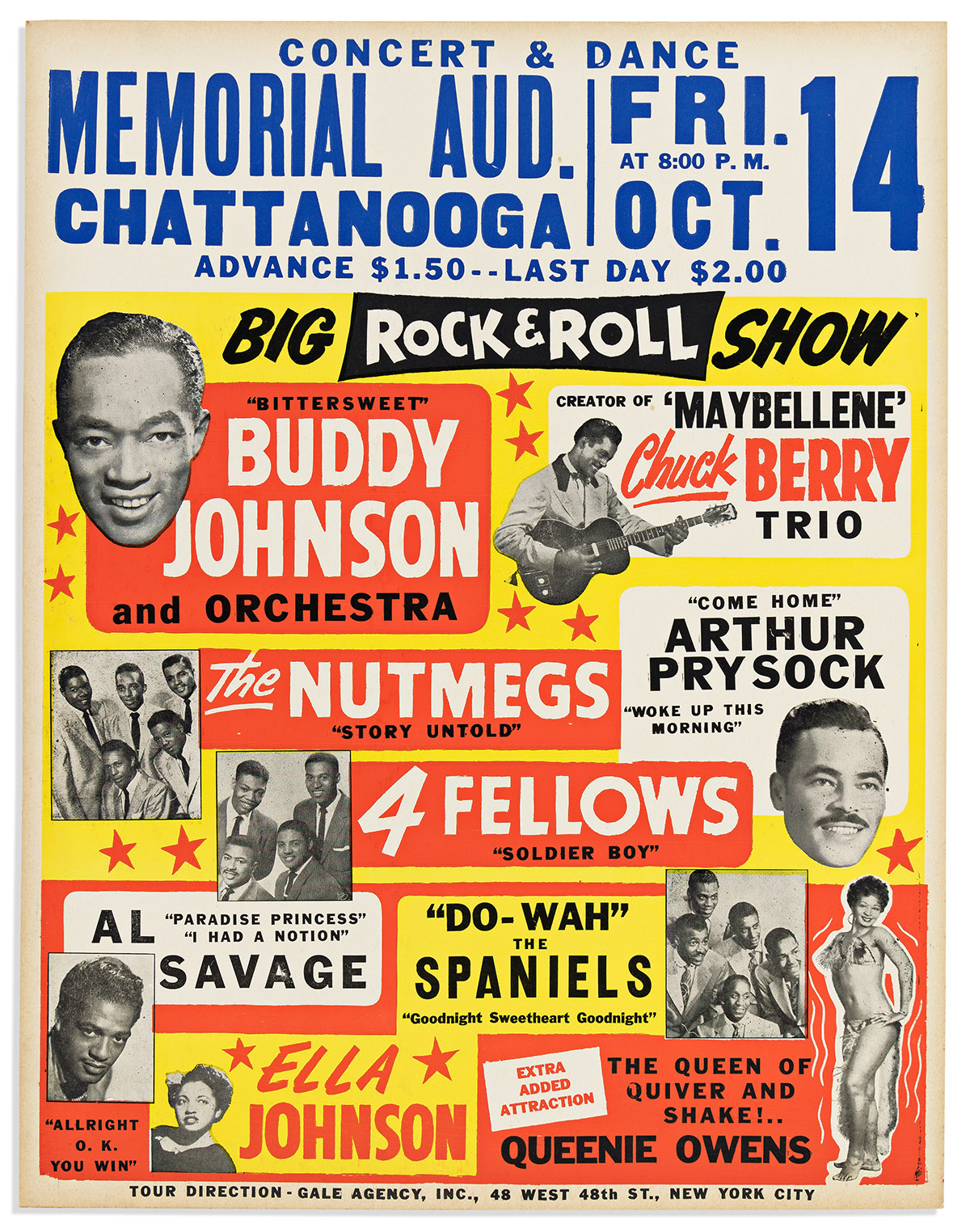 (ENTERTAINMENT--MUSIC.) Big Rock & Roll Show . . . Creator of "Maybellene," Chuck Berry Trio.